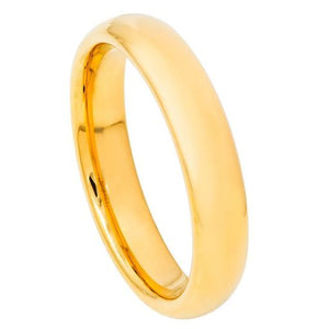 Classic Tungsten Gold Ring 4mm - 797