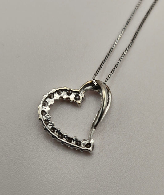 Tiffany Style Heart Pendant