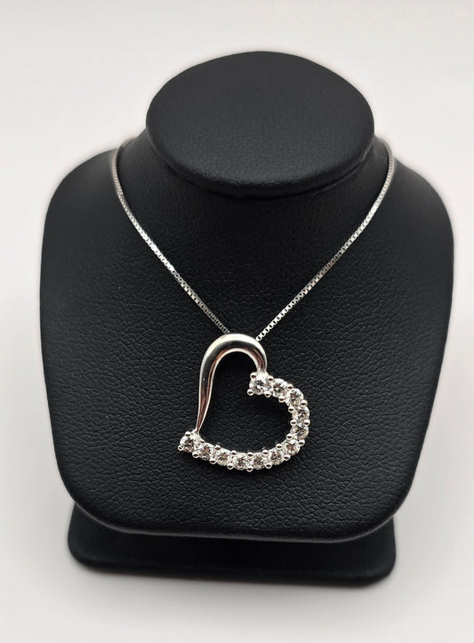 Tiffany Style Heart Pendant