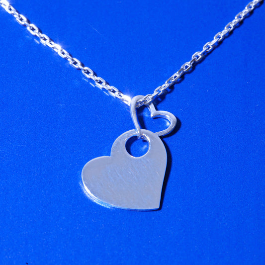 DOUBLE FLOATING HEART PENDANT