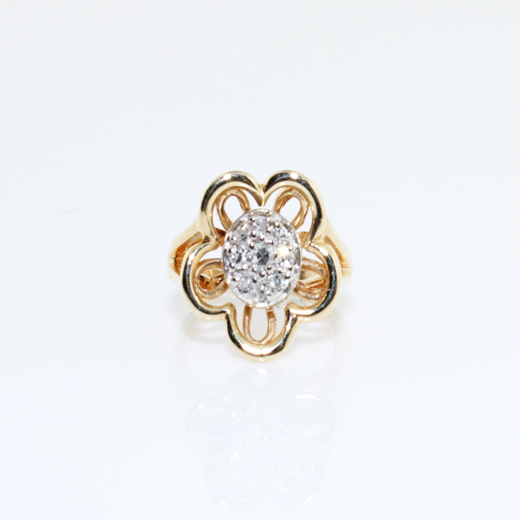 OPEN FLOWER  RING