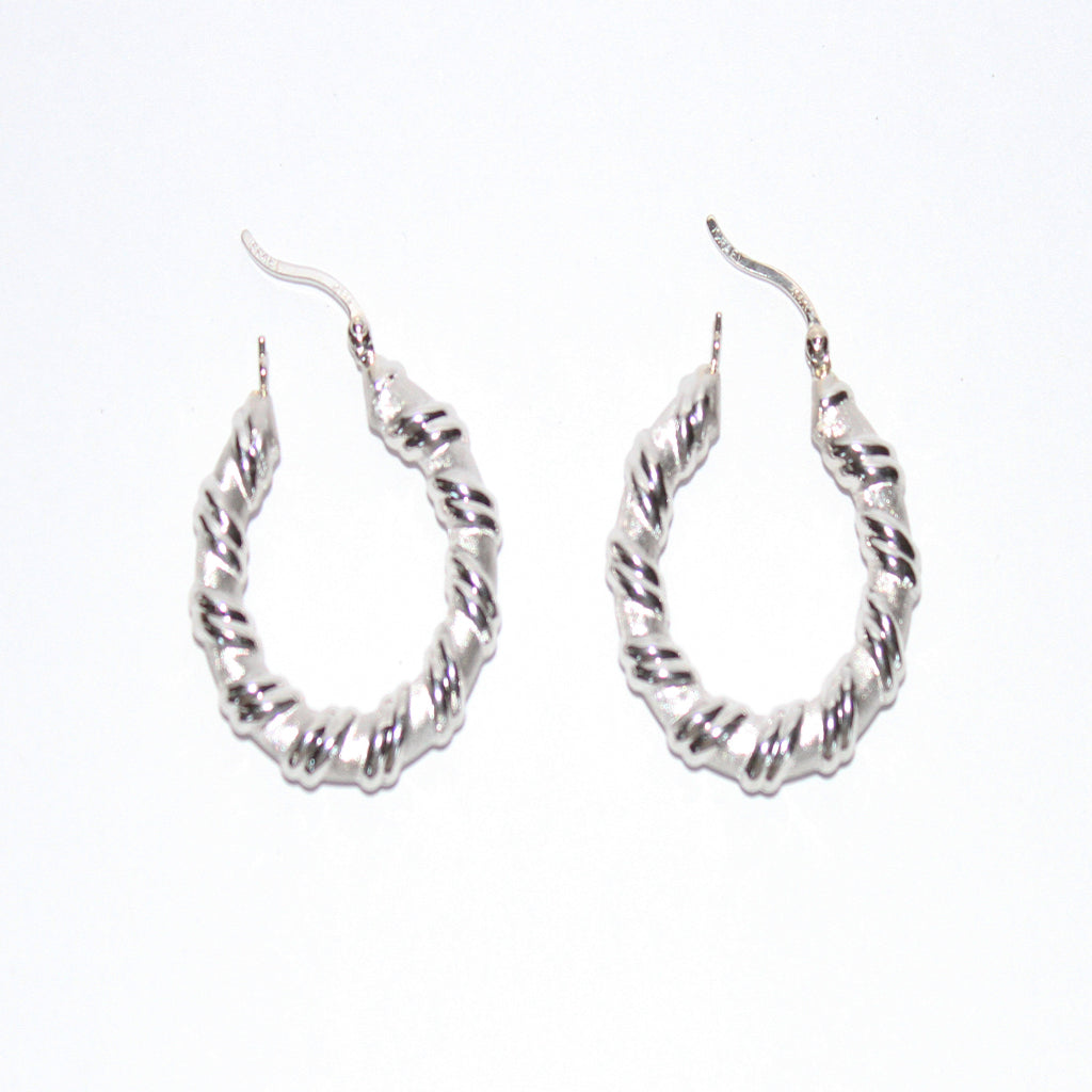 DECO ROPE HOOPS EARRINGS