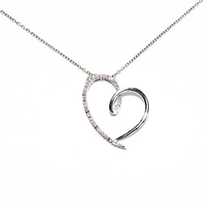 925 STERLING SILVER HEART PENDANT CHAIN