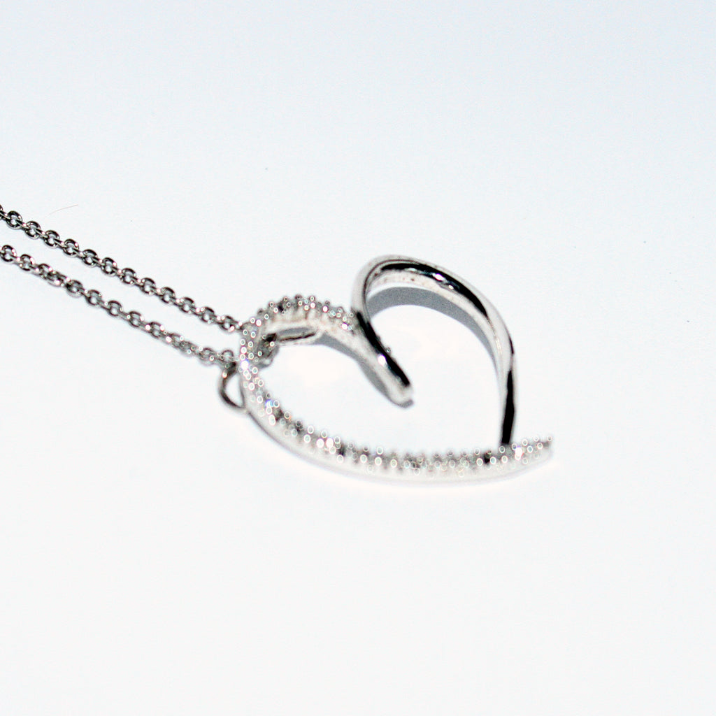 925 STERLING SILVER HEART PENDANT CHAIN
