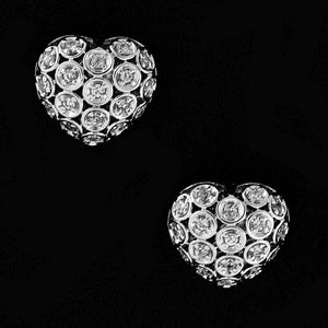 HEARTS CRYSTAL EARRINGS
