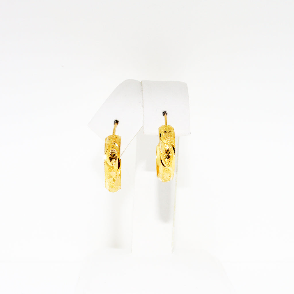 22K YG BABY CUFF EARRINGS