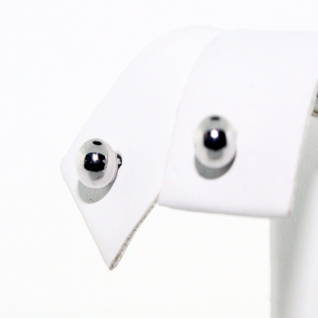 WHITEGOLD BALL STUDS